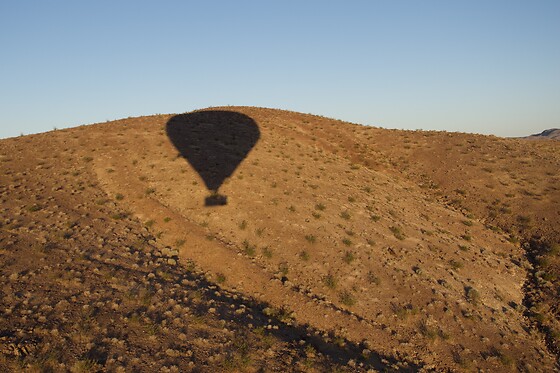 Balloon Flight Sunrise Over the Mojave Desert for 2