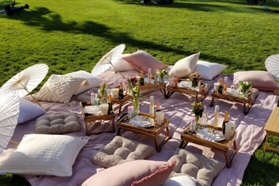 Beautiful gourmet picnic in NYC for up to 15 people