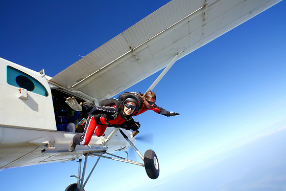 30-second freefall at Chicagoland Skydiving Center