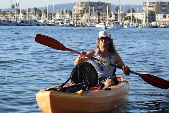 Kayak for 2 with Sea Lions at Fun Surf LA, Marina del Rey