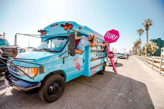 Malibu Surf & Sightseeing tour in a vintage WV Van for 2 at California Adventures