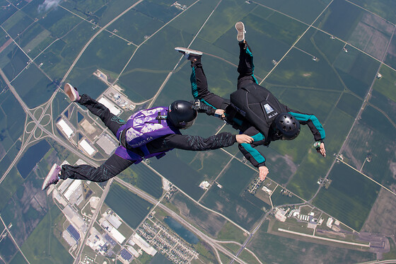 90-second freefall at Chicagoland Skydiving Center