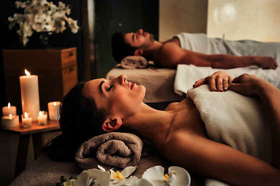 90 minute Couple massage + facial special at Sun & Sky - Spa / Salon